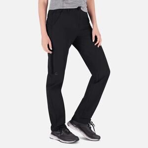 NEW Apricoat Adventure Pants WOMENS 6 Black Outdoor Hiking Water Repellant NWT